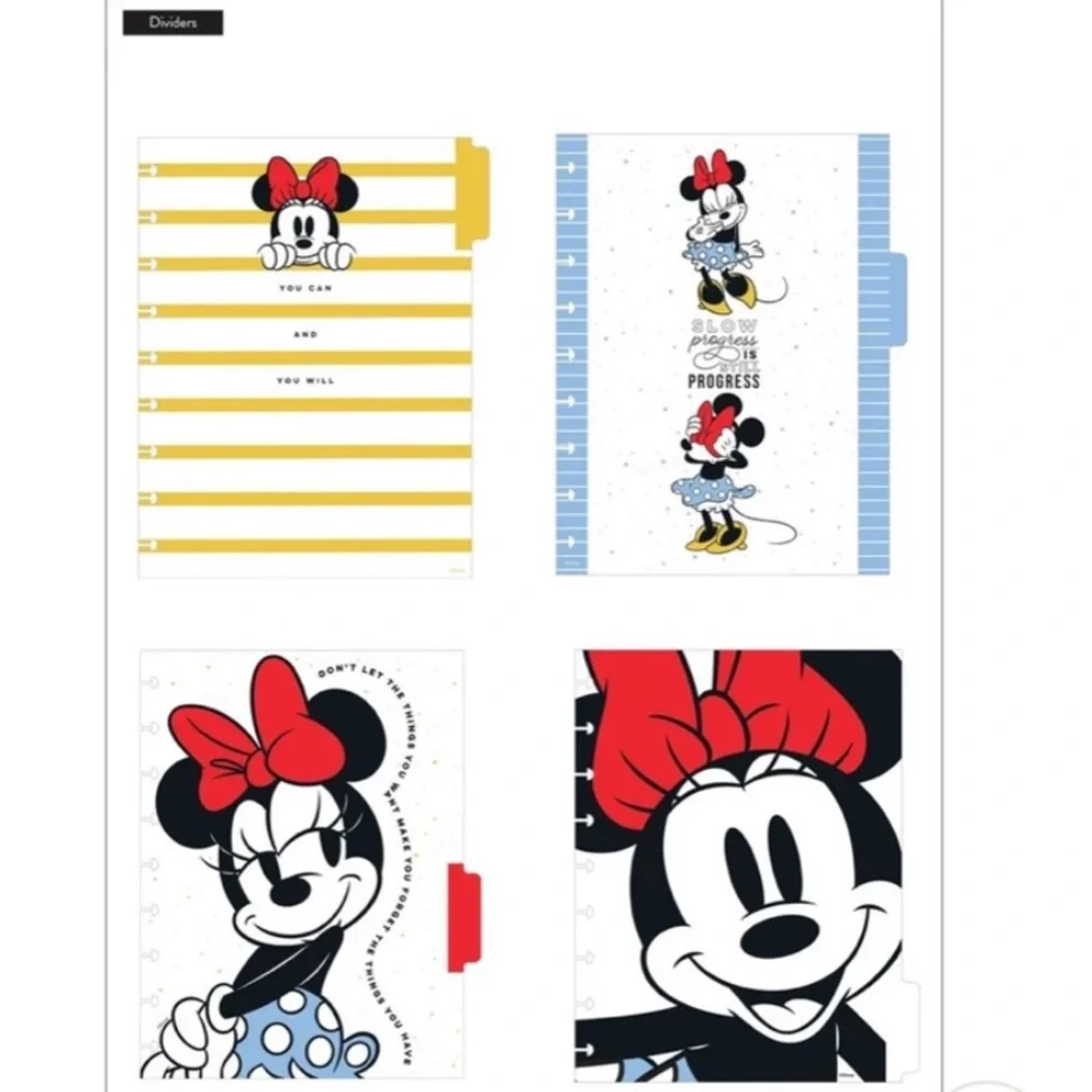 The Happy Planner Minnie Mouse Graphic Budget Classic Guided Journal.